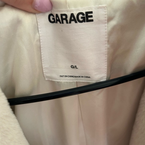 Garage Furry White Coat - Picture 2 of 2